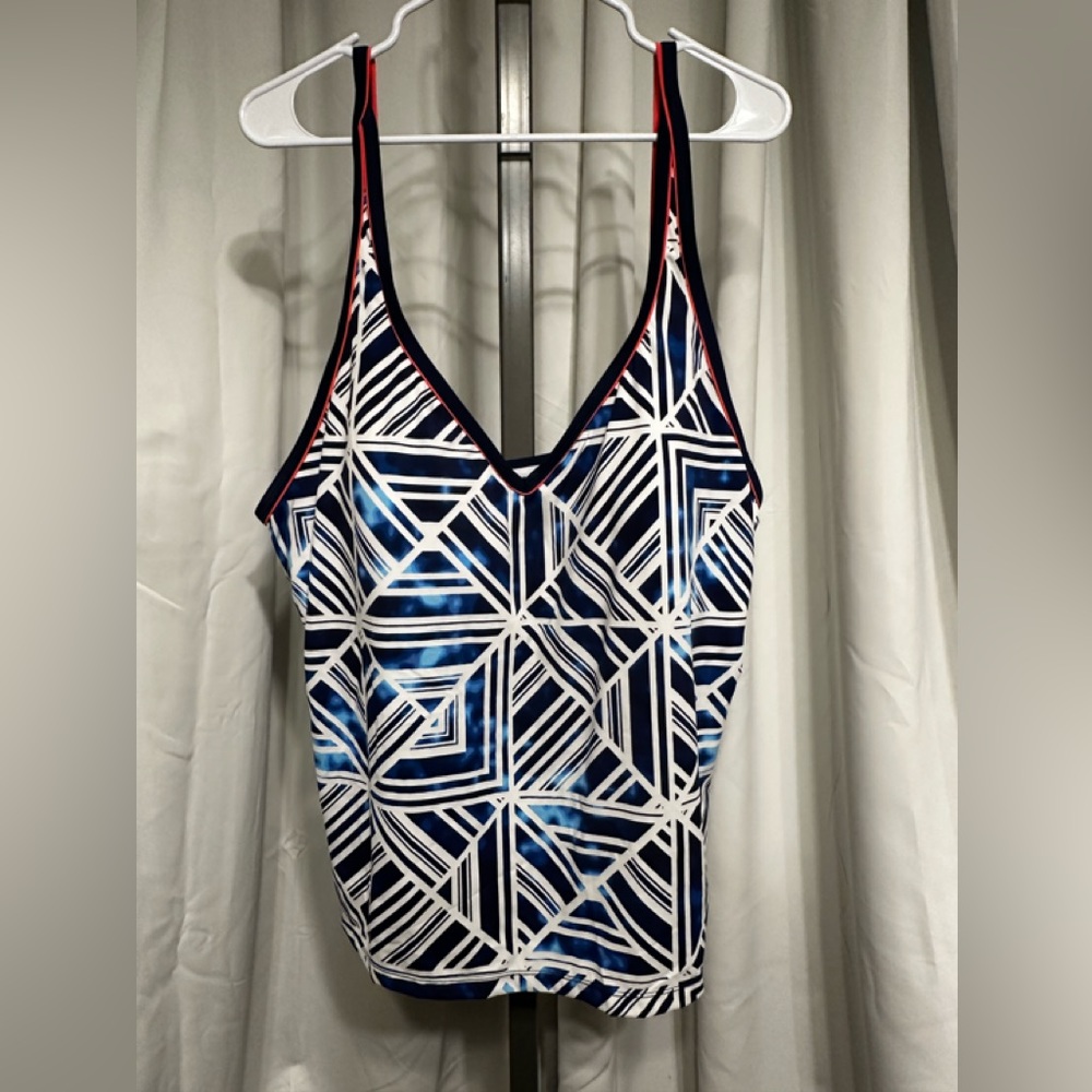Tropical Nautical “ South Point” Bra Tankini Top